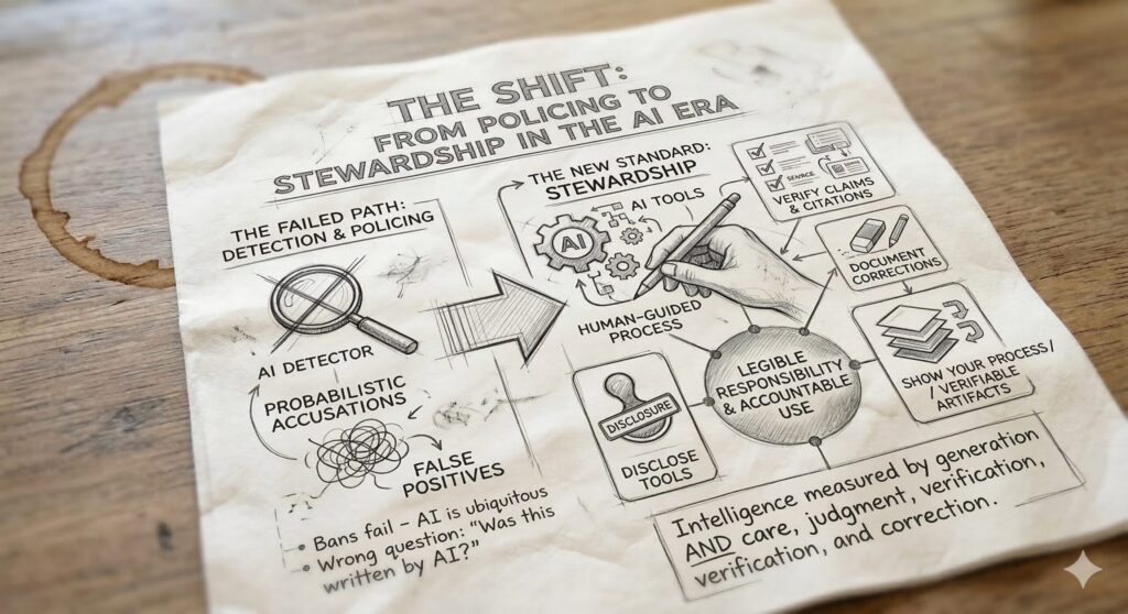 Why the future of academic integrity depends less on AI detection and more on accountable human oversight.